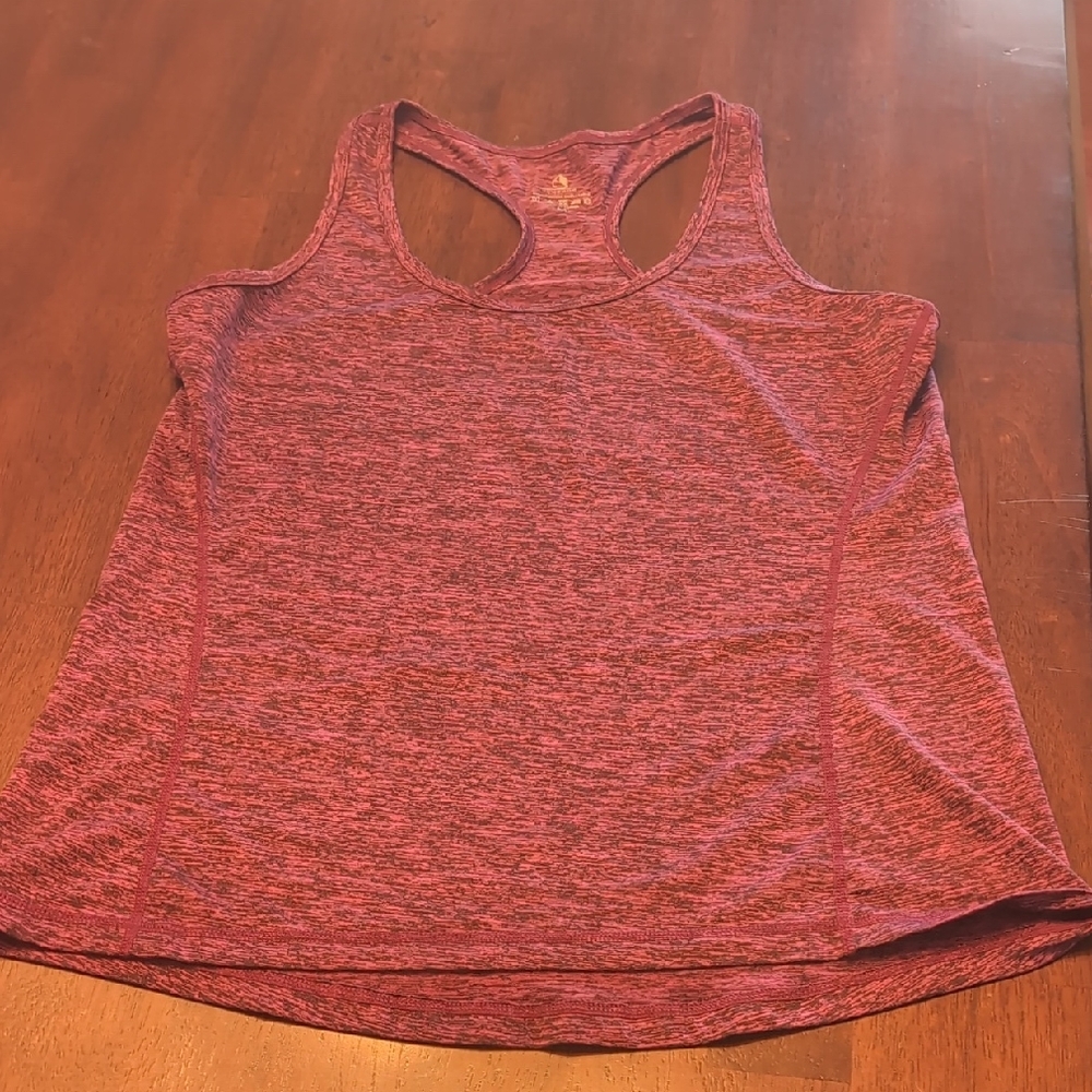 Women's Heathered Purple Racerback Tank Top